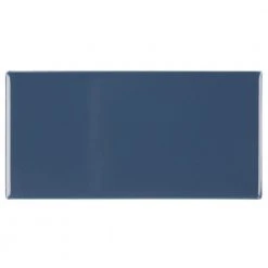 Restore 3 in. x 6 in. Glazed Ceramic Denim Blue Subway Tile (12.5 sq. ft./case) by Daltile