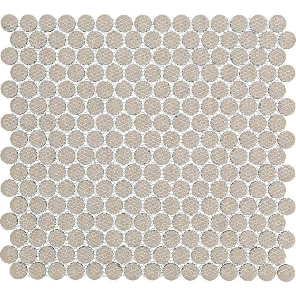Restore Denim Blue 12 in. x 12 in. Glazed Porcelain Penny Round Mosaic Tile (10 sq. ft./Case) by Daltile 8 Restore Denim Blue 12 in. x 12 in. Glazed Porcelain Penny Round Mosaic Tile (10 sq. ft./Case) by Daltile - Image 6