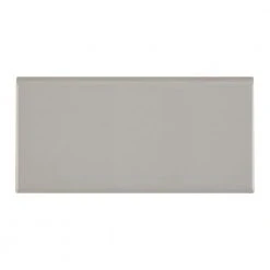 Rittenhouse Square Desert Gray 3 in. x 6 in. Ceramic Bullnose Wall Tile (0.125 sq. ft. / piece) by Daltile