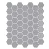 Restore Dove Gray 10 in. x 12 in. x Glazed Ceramic Hexagon Mosaic Tile (0.81 sq. ft./Each) by Daltile 1 Restore Dove Gray 10 in. x 12 in. x Glazed Ceramic Hexagon Mosaic Tile (0.81 sq. ft./Each) by Daltile -Daltile Sales Store dove glossy gray daltile ceramic tile 018215hexms1p2 64 1000