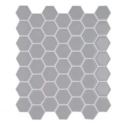 Restore Dove Gray 10 in. x 12 in. x Glazed Ceramic Hexagon Mosaic Tile (0.81 sq. ft./Each) by Daltile