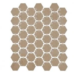 Restore Dove Gray 10 in. x 12 in. x Glazed Ceramic Hexagon Mosaic Tile (0.81 sq. ft./Each) by Daltile -Daltile Sales Store dove glossy gray daltile ceramic tile 018215hexms1p2 66 1000