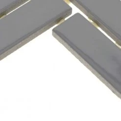 Restore Dove Gray 9 in. x 12 in. Glazed Ceramic Herringbone Mosaic Tile (0.6 sq. ft./each) by Daltile -Daltile Sales Store dove gray daltile ceramic tile 018213herms1p2 c3 1000