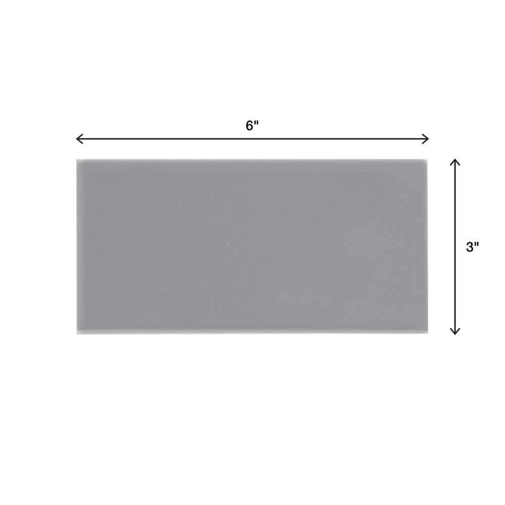 Restore Dove Gray 3 in. x 6 in. Glazed Ceramic Subway Tile (12.5 sq. ft /Case) by Daltile 7 Restore Dove Gray 3 in. x 6 in. Glazed Ceramic Subway Tile (12.5 sq. ft /Case) by Daltile - Image 5