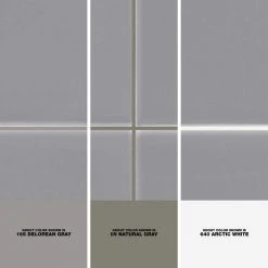 Restore Dove Gray Glossy 4-1/4 in. x 4-1/4 in. Glazed Ceramic Wall Tile (12.5 sq. ft. / case) by Daltile -Daltile Sales Store dove gray daltile ceramic tile 0182441p2 1d 1000