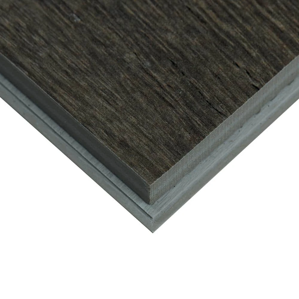 QuicTile 6 in. x 36 in. Driftwood Glazed Porcelain Locking Floor Tile (10.15 sq. ft. / case) by Daltile 7 QuicTile 6 in. x 36 in. Driftwood Glazed Porcelain Locking Floor Tile (10.15 sq. ft. / case) by Daltile - Image 5