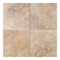Continental Slate Egyptian Beige 18 in. x 18 in. Porcelain Floor and Wall Tile (18 sq. ft. / case) by Daltile