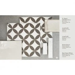 Stone Decor Glacier 12 in. x 14 in. x 10 mm Marble Linear Mosaic Floor and Wall Tile (1 sq. ft./ Each) by Daltile -Daltile Sales Store glacier daltile marble tile st56lnrndccms1p a0 1000