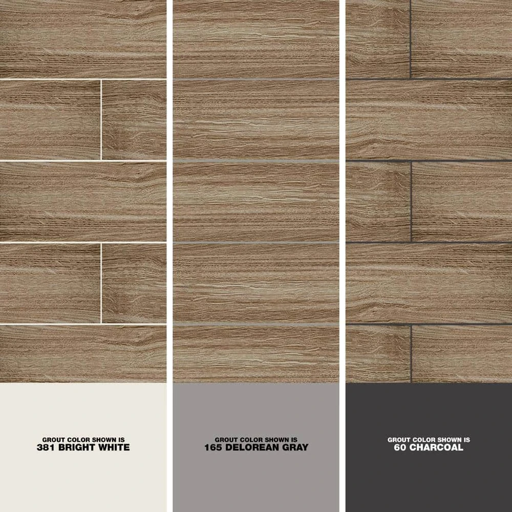 Trace Meadow 6 in. x 36 in. Golden Brown Glazed Porcelain Floor and Wall Tile (14.5 sq. ft./Case) by Daltile 7 Trace Meadow 6 in. x 36 in. Golden Brown Glazed Porcelain Floor and Wall Tile (14.5 sq. ft./Case) by Daltile - Image 5