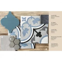 LuxeCraft Gray 4 in. x 8 in. Glazed Ceramic Subway Wall Tile (10.5 sq. ft. / case) by Daltile -Daltile Sales Store gray daltile ceramic tile lc1748modhd1p2 a0 1000