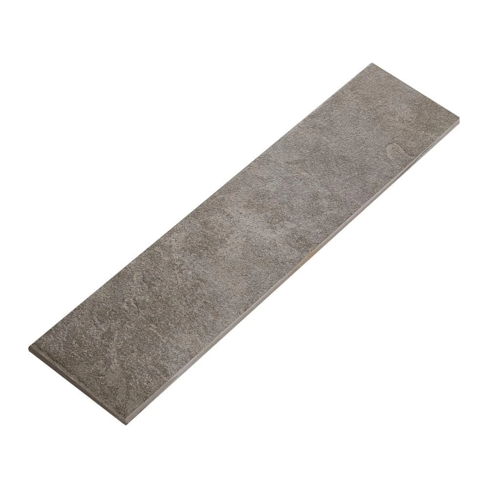 Nova Falls Gray 3 in. x 12 in. Glazed Porcelain Bullnose Trim Tile (0.25 sq. ft./Piece) by Daltile 4 Nova Falls Gray 3 in. x 12 in. Glazed Porcelain Bullnose Trim Tile (0.25 sq. ft./Piece) by Daltile - Image 2
