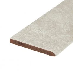 Portland Stone Gray Matte 3 in. x 12 in. Glazed Ceramic Bullnose Trim Tile (0.2357 sq. ft./Piece) by Daltile 11 Portland Stone Gray Matte 3 in. x 12 in. Glazed Ceramic Bullnose Trim Tile (0.2357 sq. ft./Piece) by Daltile -Daltile Sales Store gray daltile tile trim ulmkp43c9hd1p2 1d 1000