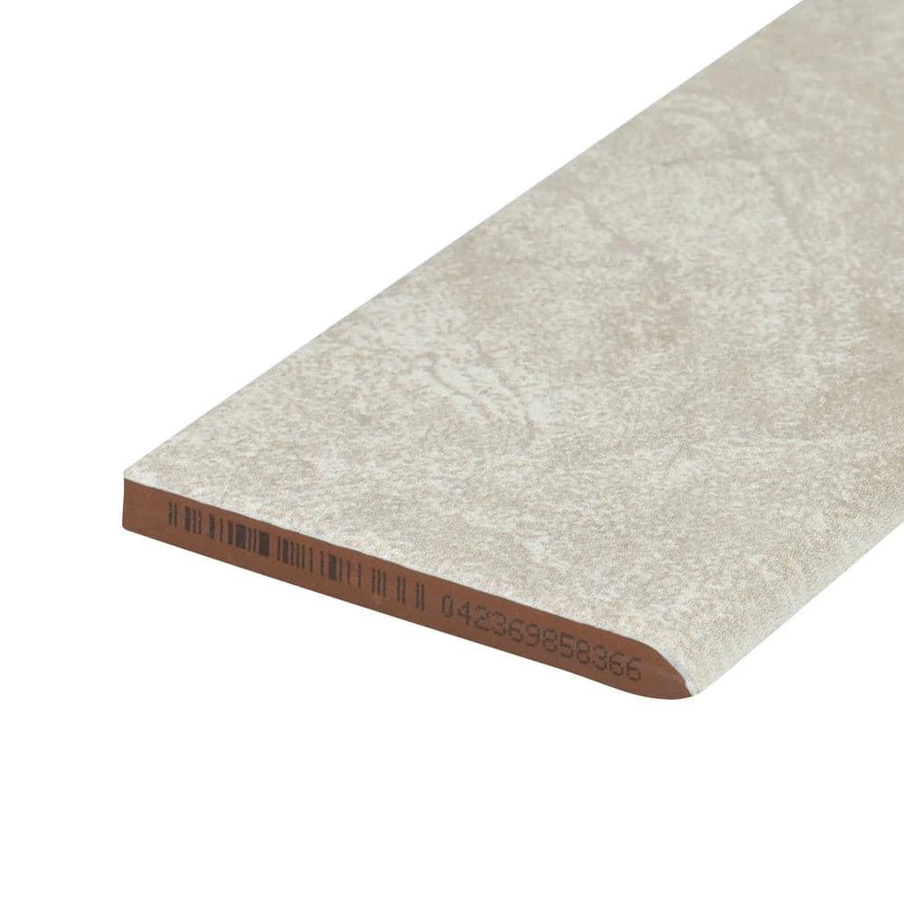Portland Stone Gray Matte 3 in. x 12 in. Glazed Ceramic Bullnose Trim Tile (0.2357 sq. ft./Piece) by Daltile 7 Portland Stone Gray Matte 3 in. x 12 in. Glazed Ceramic Bullnose Trim Tile (0.2357 sq. ft./Piece) by Daltile - Image 5