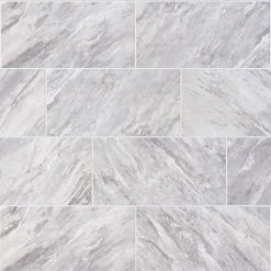 Newgate Gray Marble Matte 12 in. x 24 in. Glazed Ceramic Floor and Wall Tile (15.04 sq. ft./Case) by Daltile