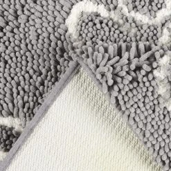 Comfy Pooch Clean Paw Gray/White 21 in. x 30 in. Door Mat For Pets by Home Dynamix -Daltile Sales Store gray white home dynamix door mats 1 cpp 14 77 1000