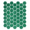Restore Green 10 in. x 12 in. Glazed Ceramic Hexagon Mosaic Tile (0.81 sq. ft./each) by Daltile -Daltile Sales Store green daltile ceramic tile 011515hexms1p2 64 1000
