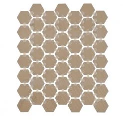 Restore Green 10 in. x 12 in. Glazed Ceramic Hexagon Mosaic Tile (0.81 sq. ft./each) by Daltile -Daltile Sales Store green daltile ceramic tile 011515hexms1p2 c3 1000