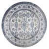 Bazaar Elegance Grey/Blue 8 ft. Medallion Round Area Rug by Home Dynamix -Daltile Sales Store grey blue home dynamix area rugs 8r 13152c 451 64 1000