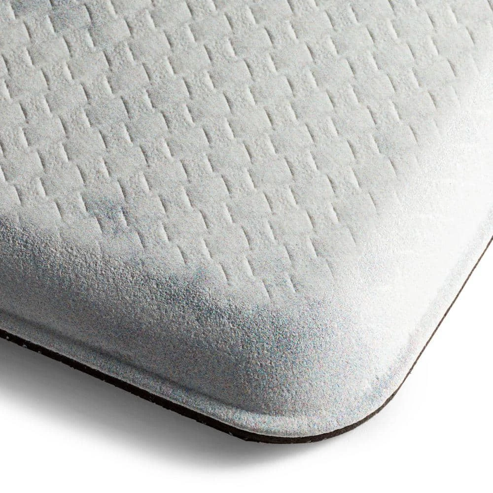 Cozy Living Grateful Floral Grey/Cream 20 in. x 36 in. Anti Fatigue Kitchen Mat by Home Dynamix 5 Cozy Living Grateful Floral Grey/Cream 20 in. x 36 in. Anti Fatigue Kitchen Mat by Home Dynamix - Image 3