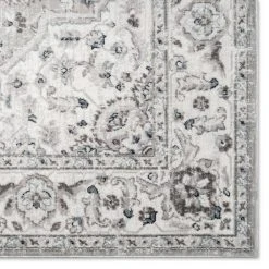 Belmar Sterling Grey/Ivory 8 ft. x 10 ft. Medallion Area Rug by Home Dynamix -Daltile Sales Store grey ivory home dynamix area rugs 1 5461 45 77 1000
