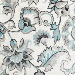 Boho Odesa Ivory/Aqua 8 ft. x 10 ft. Floral Area Rug by Home Dynamix -Daltile Sales Store ivory aqua home dynamix area rugs 1 hd6200 128 fa 1000