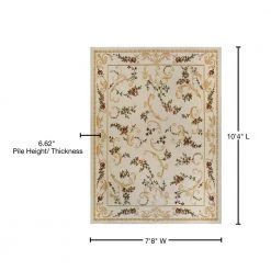 Optimum Ivory/Beige 8 ft. x 10 ft. Floral Indoor Area Rug by Home Dynamix 15 Optimum Ivory/Beige 8 ft. x 10 ft. Floral Indoor Area Rug by Home Dynamix -Daltile Sales Store ivory beige home dynamix area rugs 1 11019 100 76 1000
