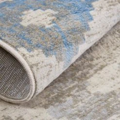 Melrose Maritza Ivory/Blue 5 ft. x 8 ft. Geometric Area Rug by Home Dynamix -Daltile Sales Store ivory blue home dynamix area rugs 2 7066 682 1f 1000