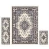 Ariana Ksara Ivory/Blue 5 ft. x 7 ft. Border 3-Piece Area Rug Set by Home Dynamix -Daltile Sales Store ivory blue home dynamix rug sets 3s 7069 128 64 1000