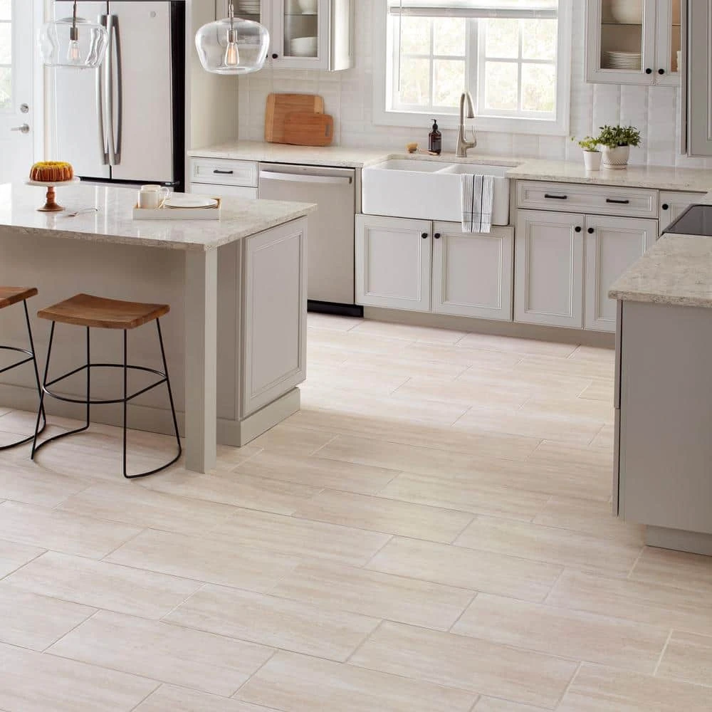 Glendale Ivory Matte 12 in. x 24 in. Glazed Porcelain Floor and Wall Tile (15.6 sq. ft./Case) by Daltile 5 Glendale Ivory Matte 12 in. x 24 in. Glazed Porcelain Floor and Wall Tile (15.6 sq. ft./Case) by Daltile - Image 3