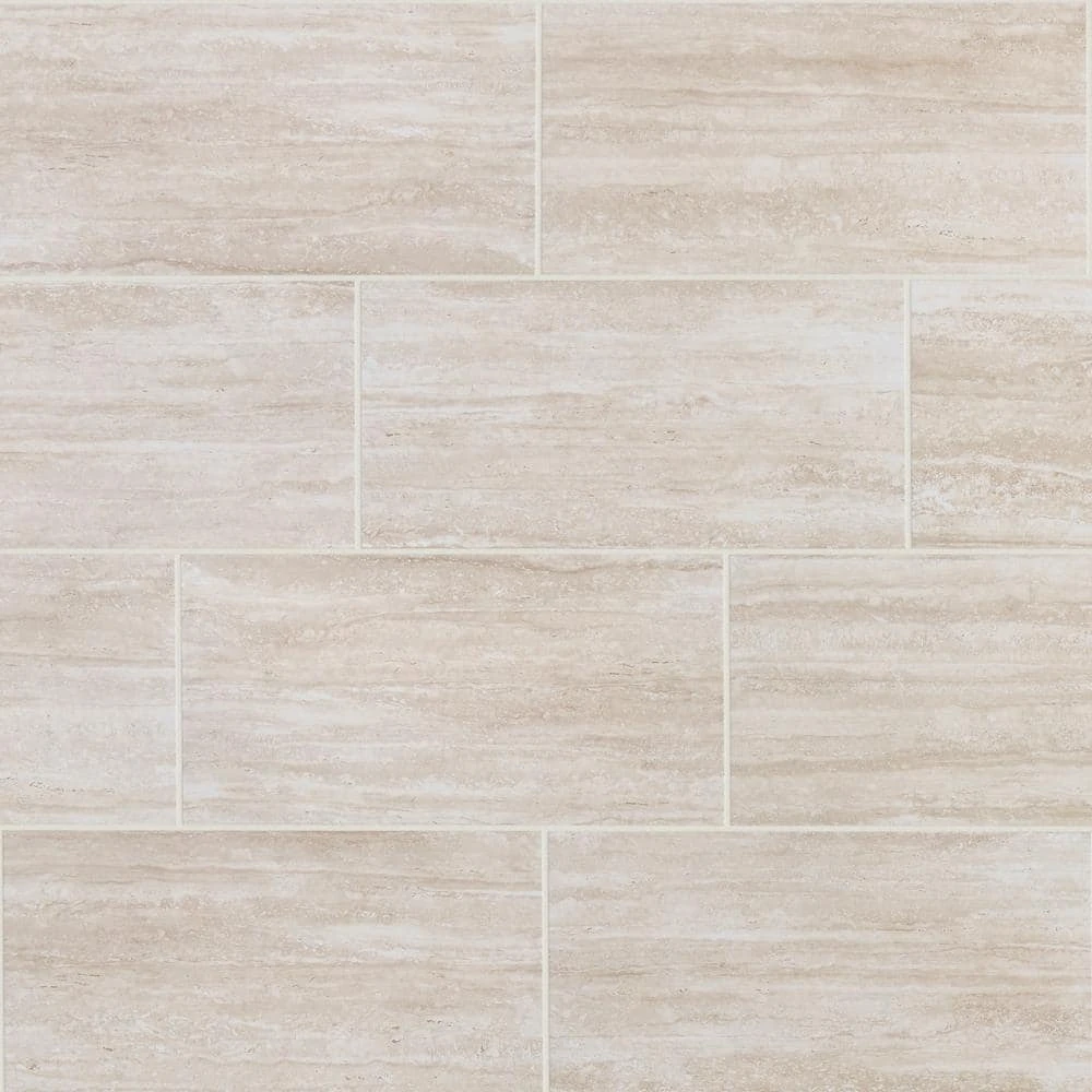 Glendale Ivory Matte 12 in. x 24 in. Glazed Porcelain Floor and Wall Tile (15.6 sq. ft./Case) by Daltile 3 Glendale Ivory Matte 12 in. x 24 in. Glazed Porcelain Floor and Wall Tile (15.6 sq. ft./Case) by Daltile