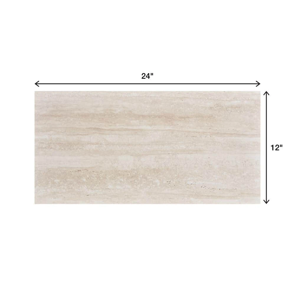 Glendale Ivory Matte 12 in. x 24 in. Glazed Porcelain Floor and Wall Tile (15.6 sq. ft./Case) by Daltile 8 Glendale Ivory Matte 12 in. x 24 in. Glazed Porcelain Floor and Wall Tile (15.6 sq. ft./Case) by Daltile - Image 6