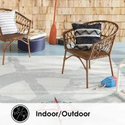 Marine Helm Ivory/Grey 8 ft. x 10 ft. Ship Wheel Indoor/Outdoor Area Rug by Home Dynamix -Daltile Sales Store ivory grey home dynamix outdoor rugs 1 22120 102 a0 1000