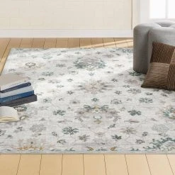 Belmar Viola Ivory 8 ft. x 10 ft. Floral Area Rug by Home Dynamix -Daltile Sales Store ivory home dynamix area rugs 1 5477 100 31 1000