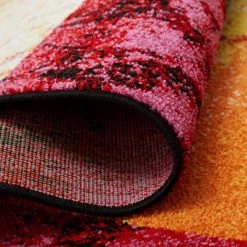 Splash Ivory/Pink 6 ft. x 9 ft. Abstract Area Rug by Home Dynamix -Daltile Sales Store ivory pink home dynamix area rugs 1a 651 999 44 1000