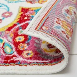 Splash Ivory/Red 5 ft. x 7 ft. Medallion Area Rug by Home Dynamix 20 Splash Ivory/Red 5 ft. x 7 ft. Medallion Area Rug by Home Dynamix -Daltile Sales Store ivory red home dynamix area rugs 2 2129 110 fa 1000