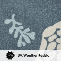 Marine Sea Turtle Navy Blue/Ivory 5 ft. x 7 ft. Indoor/Outdoor Area Rug by Home Dynamix -Daltile Sales Store navy blue ivory home dynamix outdoor rugs 2 10292 300 40 1000