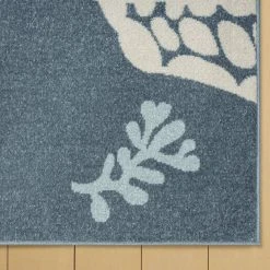 Marine Sea Turtle Navy Blue/Ivory 5 ft. x 7 ft. Indoor/Outdoor Area Rug by Home Dynamix -Daltile Sales Store navy blue ivory home dynamix outdoor rugs 2 10292 300 c3 1000