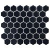 Restore Glossy Navy Hexagon 10 in. x 12 in. x 6.35 mm Glazed Ceramic Mosaic Tile (0.81 sq. ft./Each) by Daltile -Daltile Sales Store navy daltile ceramic tile k18915hexms1p2 64 1000
