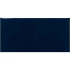 Restore Navy Glossy 3 in. x 6 in. Glazed Ceramic Subway Wall Tile (12.5 sq. ft / case) by Daltile