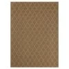 Tripolo Mila Brown/Ivory 8 ft. x 10 ft. Diamond Indoor/Outdoor Area Rug by Home Dynamix