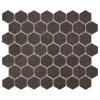 LuxeCraft Hexagon 10 in. x 12 in. x 6.35 mm Obsidian Black Glazed Ceramic Mosaic Tile (0.81 sq. ft./Each) by Daltile 1 LuxeCraft Hexagon 10 in. x 12 in. x 6.35 mm Obsidian Black Glazed Ceramic Mosaic Tile (0.81 sq. ft./Each) by Daltile -Daltile Sales Store obsidian black daltile ceramic tile lc2015hexhd1p2 64 1000
