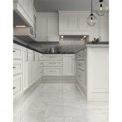 Kemperstone Onyx Gray Polished 12 in. x 24 in. Glazed Porcelain Floor and Wall Tile (17.10 sq. ft./Case) by Daltile -Daltile Sales Store onyx gray daltile porcelain tile km011224ahd1lf a0 1000
