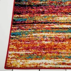 Splash Orange/Blue 3 ft. x 4 ft. Striped Area Rug by Home Dynamix -Daltile Sales Store orange blue home dynamix area rugs 3 204 999 c3 1000