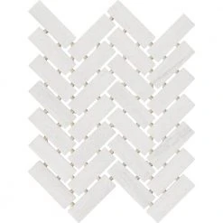 Modern Renewal Parchment 9 in. x 12 in. Glazed Ceramic Herringbone Mosaic Tile (6 sq. ft./Case) by Daltile -Daltile Sales Store parchment daltile ceramic tile mr2013herhd1p2 fa 1000