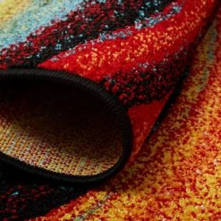 Splash Red/Blue 8 ft. x 10 ft. Abstract Area Rug by Home Dynamix -Daltile Sales Store red blue home dynamix area rugs 1 211 999 44 1000