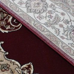 Bazaar Emy Red/Ivory 3 ft. x 5 ft. Medallion Area Rug by Home Dynamix -Daltile Sales Store red ivory home dynamix area rugs 3 hd2587 215 1f 1000