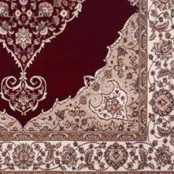 Bazaar Emy Red/Ivory 3 ft. x 5 ft. Medallion Area Rug by Home Dynamix -Daltile Sales Store red ivory home dynamix area rugs 3 hd2587 215 76 1000