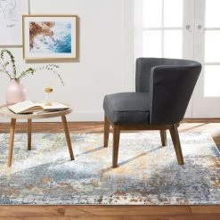 Skyler Maurice Rust/Blue 8 ft. x 10 ft. Abstract Area Rug by Home Dynamix -Daltile Sales Store rust blue home dynamix area rugs 1 13466 999 40 1000