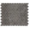 Cascade Ridge Slate 11 in. x 13 in. Glazed Ceramic Penny Round Mosaic Tile (1.06 sq. ft./Each) by Daltile -Daltile Sales Store slate daltile ceramic tile cr08pnyrdhd1p2 64 1000