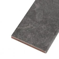 Cascade Ridge Slate Matte 3 in. x 12 in. Glazed Ceramic Bullnose Trim Tile (0.2357 sq. ft./Piece) by Daltile 13 Cascade Ridge Slate Matte 3 in. x 12 in. Glazed Ceramic Bullnose Trim Tile (0.2357 sq. ft./Piece) by Daltile -Daltile Sales Store slate daltile tile trim cr08p43c9hd1p2 40 1000